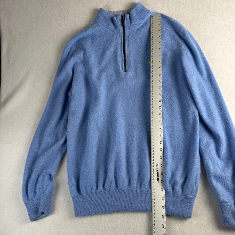 Clubhouse Collection Masters Blue Golf Sweater Men's XL Made in Italy